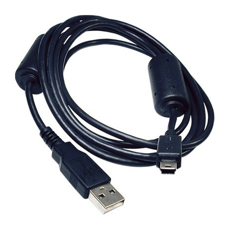 CABLE USB-A MACHO A MINI-USB 5 PINES MACHO 1.8M CON FERRITA (CÁMARA DIGITAL) - 61-0279/5P.10