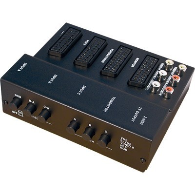 CAJA DE VÍDEO CONTROL (3+1) EURO + 6 RCA - 61-0304.10