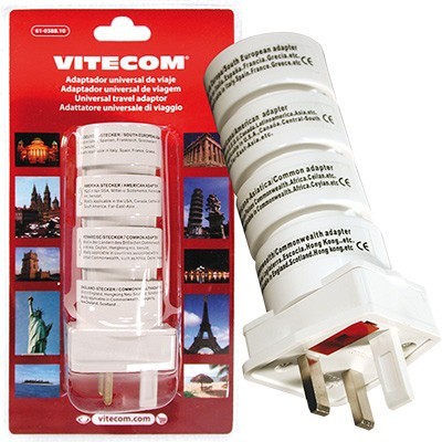 Adaptador Universal de clavijas de red/alimentación para VIAJE - 61-0388.10