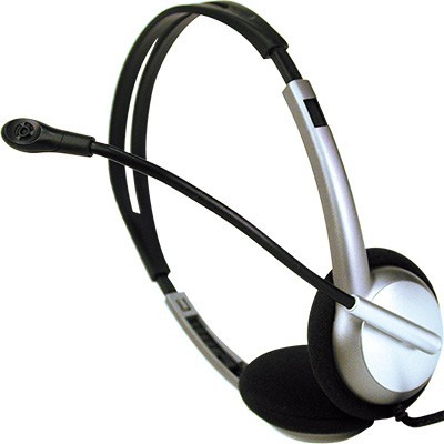 Auriculares ultraligeros con micrófono para PC