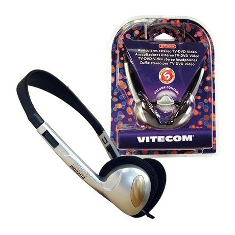 Auriculares estéreo DVD-TV-Vídeo 5 metros