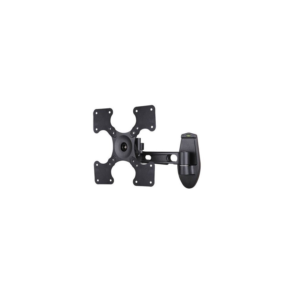 Soporte de pared para televisión lcd 2 ARTICULACIONES ALUMINIO NEGRO 10~32"|25KG VESA:100|200|200*100 - 80.0077.10 Soporte de pared para televisión lcd 2 ARTICULACIONES ALUMINIO NEGRO 10~32"|25KG VESA:100|200|200*100 - 80.0077.10