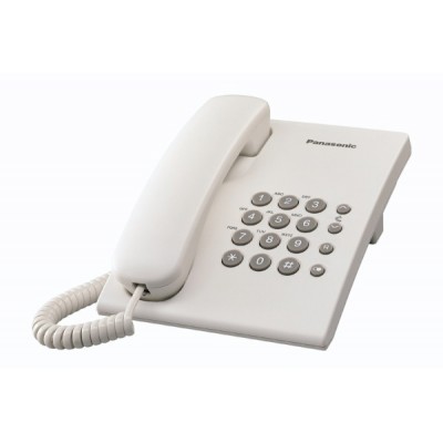 Teléfono Sobremesa Básico color blanco PANASONIC KX-TS500EXW