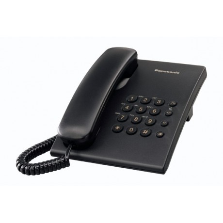 Teléfono Sobremesa Básico color Negro PANASONIC KX-TS500EXB