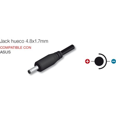 Alimentador reemplazo Netbook Asus 9.5VCC/2,315A - ALM101