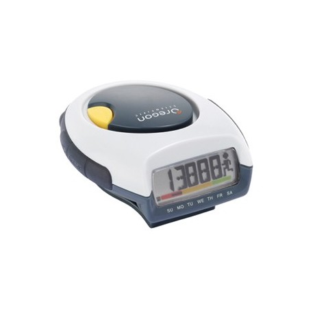 Oregon Scientific PE828 podómetro Digital con alarma de seguridad Personal y linterna LED