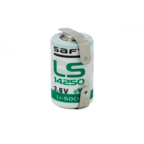 LS14250C Pila de Litio 3.6V1.200mAh, con terminales de Saft