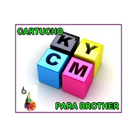 Cartucho de tinta compatible brother B-LC1000/970 C CYAN