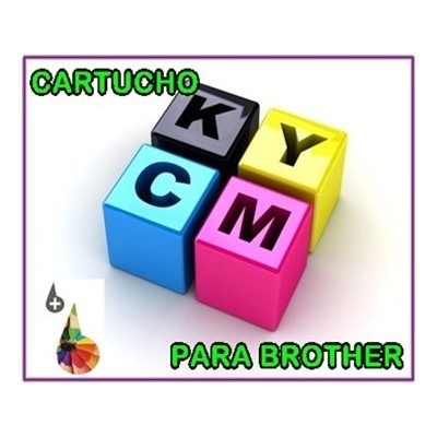 Cartucho de tinta compatible brother LC980//1100C CYAN