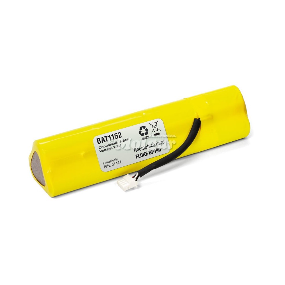 Pack de Baterías de 7.2V/3600mAh NI-MH para Scopemeter 190 Serie - BP190 Pack de Baterías de 7.2V/3600mAh NI-MH para Scopemeter 190 Serie - BP190