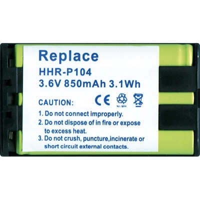 Packs de Baterías para teléfono Panasonic 3.6V/850mAh NI-MH - HHR-P104