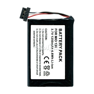 Batería PDA, GPS y Smartphone Mitac BP-LP1230 1250mAh/3,7V