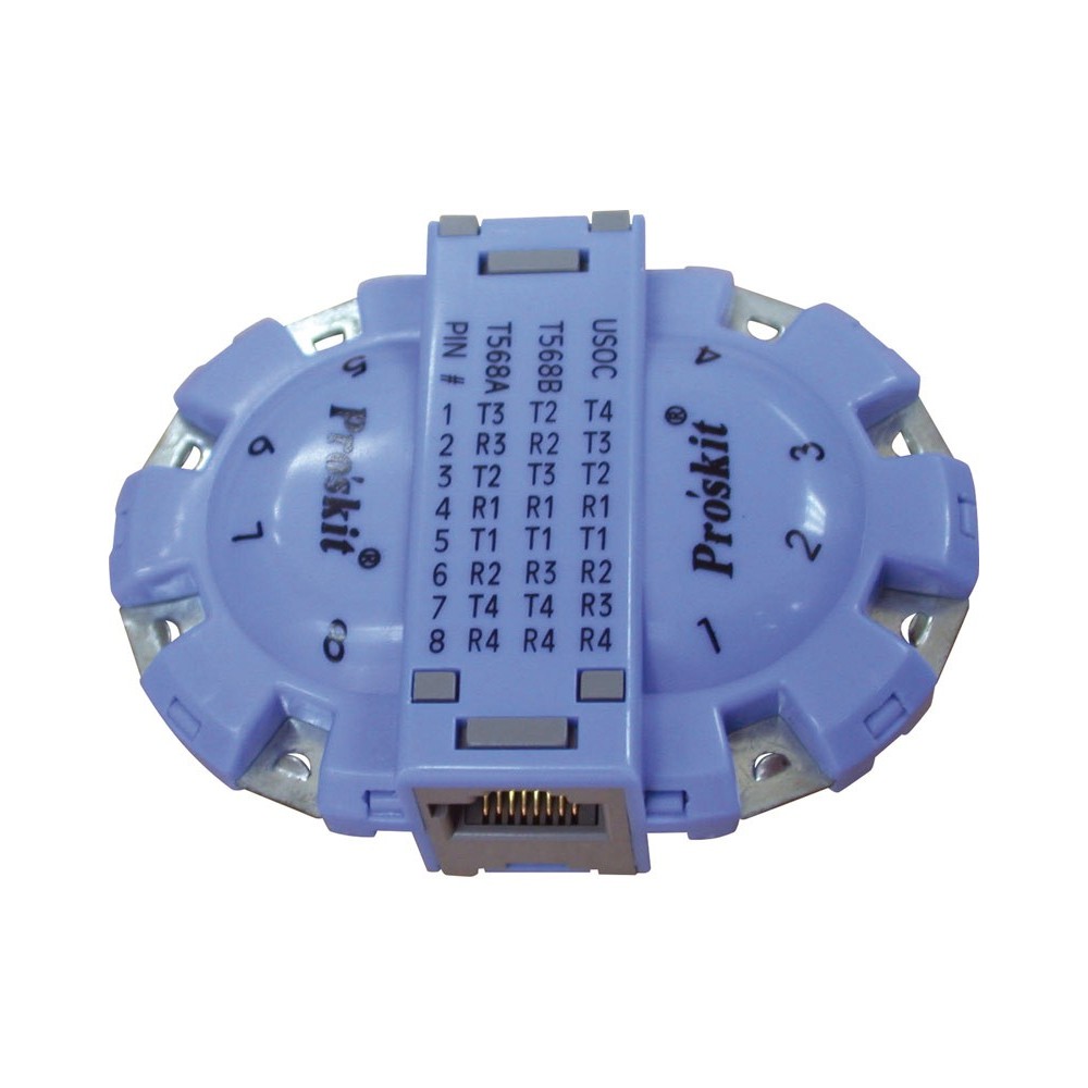 Comprobador de líneas telefónicas de conectores modulares de Proskit - MT-8091 Comprobador de líneas telefónicas de conectores modulares de Proskit - MT-8091