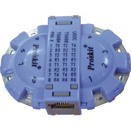Comprobador de líneas telefónicas de conectores modulares de Proskit - MT-8091