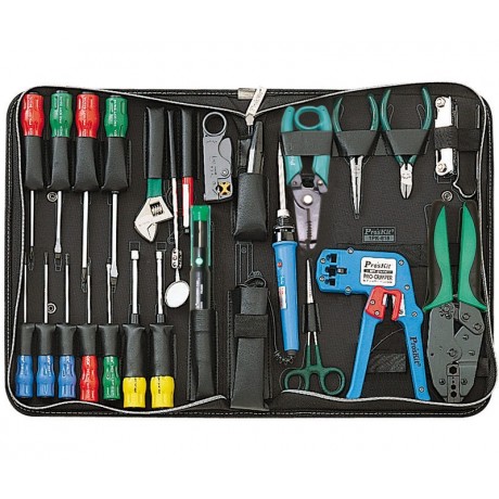 Kit profesional para el mantenimiento de redes telefónicas de Proskit - 1PK-818B Kit profesional para el mantenimiento de redes telefónicas de Proskit - 1PK-818B