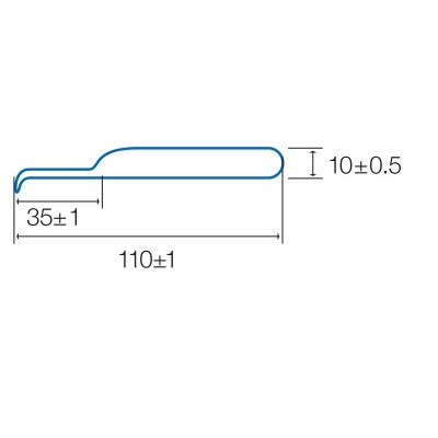 Pinzas especiales de puntas curvas super finas de Proskit - 1PK-104T