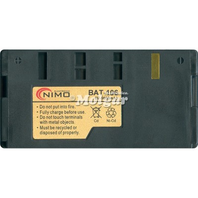 Batería de Ni-Cd para Videocámara HITACHI de Nimo - BP-83