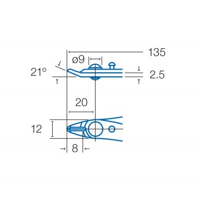 PM-101D Alicate de micro corte (135 mm) de Proskit