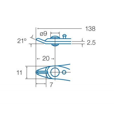 Alicate de corte de Proskit - PM-25PD