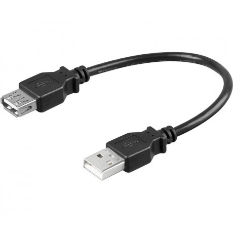 Latiguillo USB A macho - USB A hembra 30cm de Nimo - WIR914