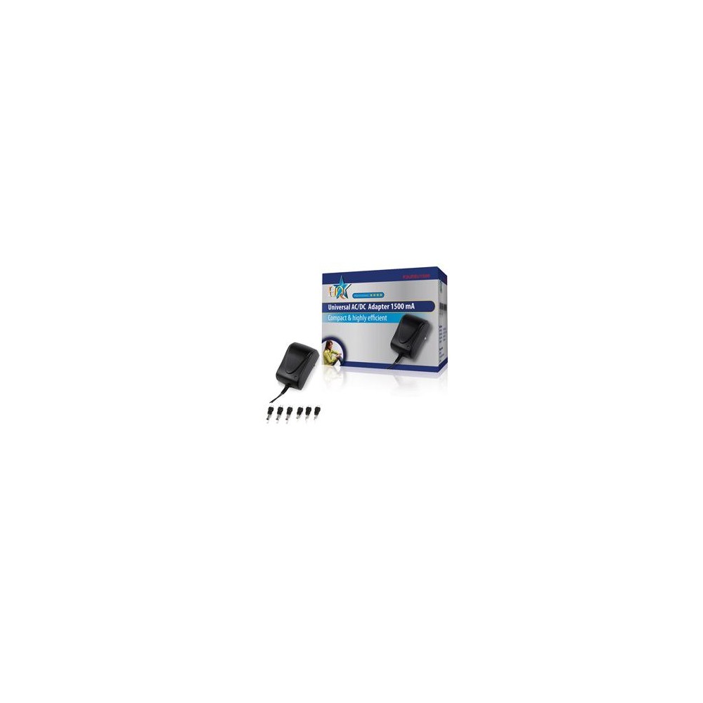 Adaptador universal CA/CC de 1500 mAh - P.SUP.EU1500B Adaptador universal CA/CC de 1500 mAh - P.SUP.EU1500B