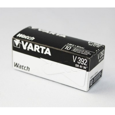 Pila botón Oxido Plata para relojeria 392 de Varta -  392-SR41SW