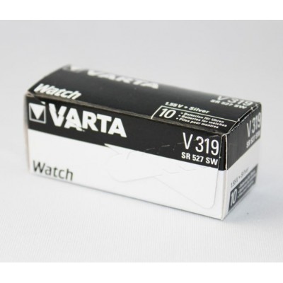 Pila botón Oxido Plata para relojeria 319 de Varta -  319-SR529SW
