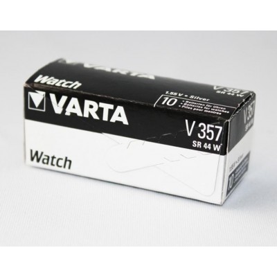 Pila botón Oxido Plata para relojeria 357 de Varta -  357-SR44SW