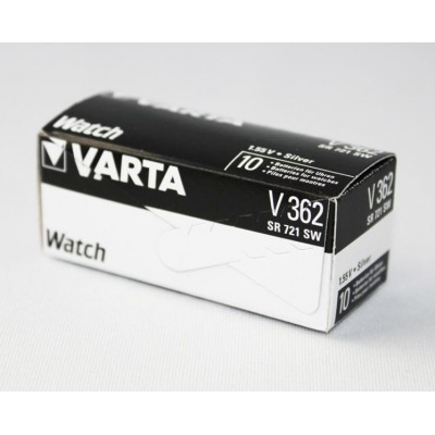 Pila botón Oxido Plata para relojeria 362 de Varta -  362-SR721SW