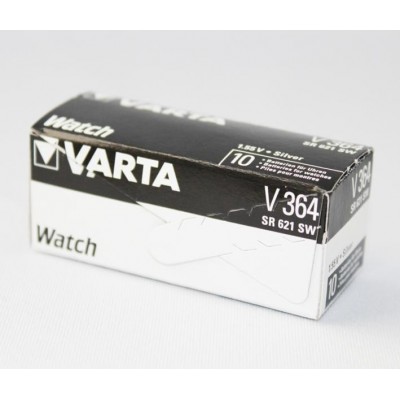 Pila botón Oxido Plata para relojeria 364 de Varta -  364-SR621SW