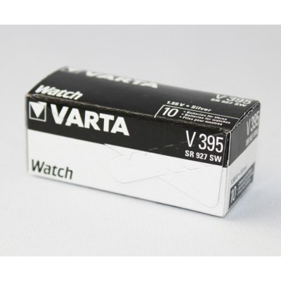 Pila botón Oxido Plata para relojeria 395 de Varta -  395-SR927SW