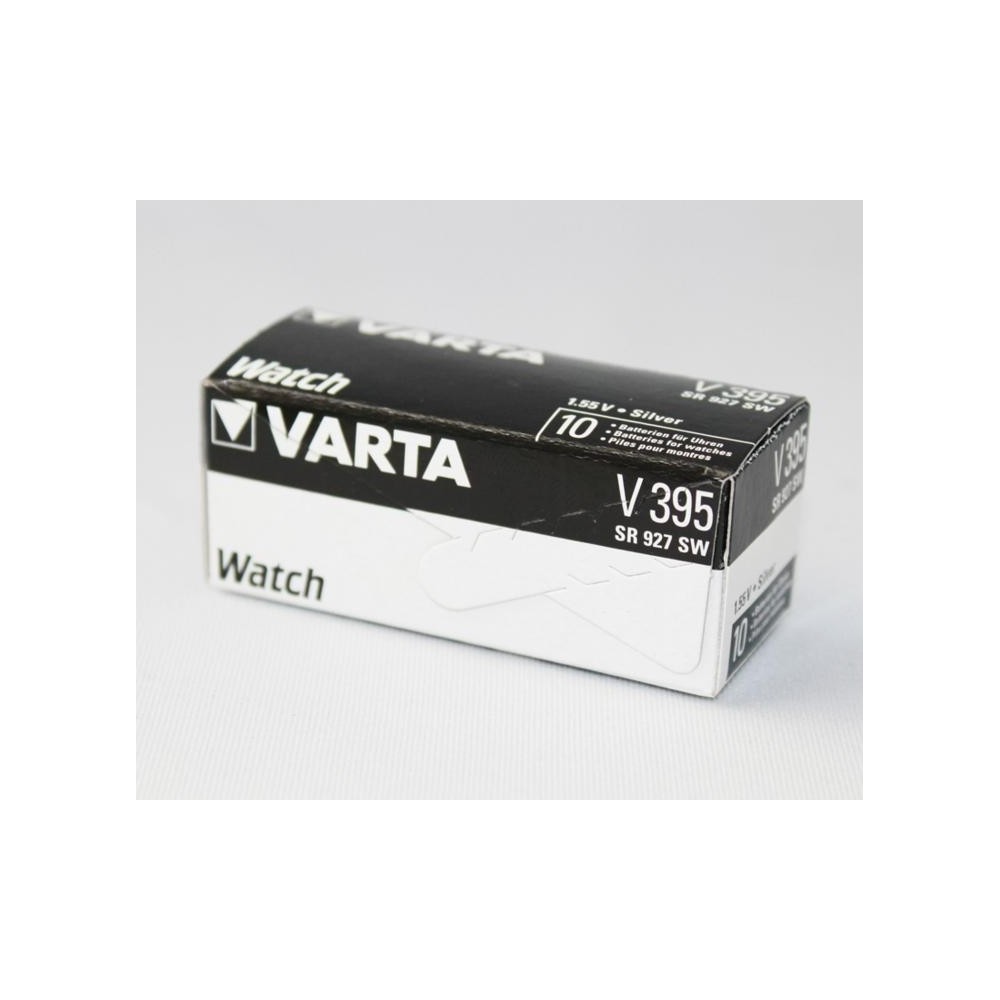 Pila botón Oxido Plata para relojeria 395 de Varta - 395-SR927SW Pila botón Oxido Plata para relojeria 395 de Varta - 395-SR927SW