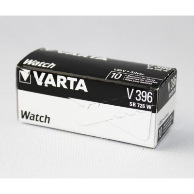 Pila botón Oxido Plata para relojeria 396 de Varta -  396-SR726SW