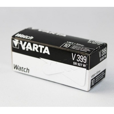 Pila botón Oxido Plata para relojería 399 de Varta - 399-SR927SW
