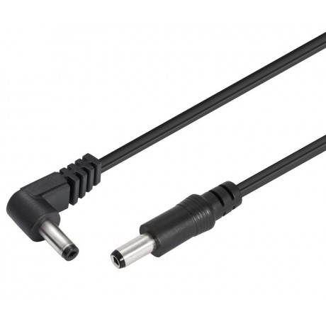 Conexion Jack hueco 5,5x2,5mm a Jack hueco acodado 4,8x1,7mm - WIR698