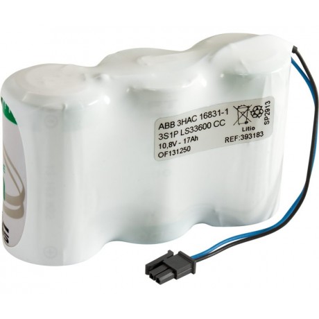 ABB3HACX 16381-1 Pack de pilas de Litio ER34615-3PTC-DI2 10.8V/17Ah de Nimo