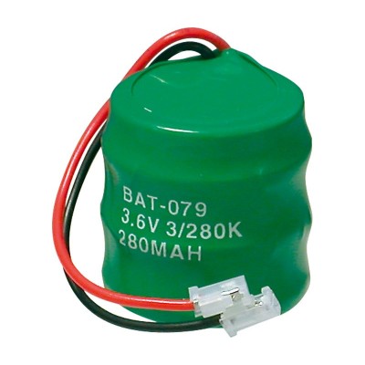 Pack de Baterías tipo botón de 3.6V/250mAh NI-MH - GB250X3, conector universal