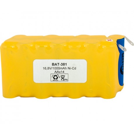 Pack de baterías 16,8V/1000mAh Ni-Cd - AA X 14 Pack de baterías 16,8V/1000mAh Ni-Cd - AA X 14