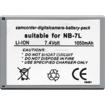 Batería de Ion-Litio para camara CANON NB7L de Nimo