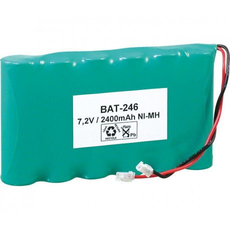 Pack de Baterías de 7.2V/2400mAh NI-MH - AA/RC06 X 6 conector universal