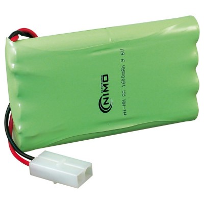 Pack de Batería de 9.6v/1600mAh NI-MH - AA x 8, Racing, Conector macho Tamiya