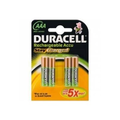 Bateria Recargable HR-03 con carga 800 mAh de Duracell - AAA/RC03 800mAh