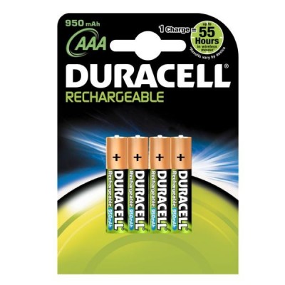 Pila Recargable HR-03 950MAH de Duracell -  AAA-DC2400 950mAh