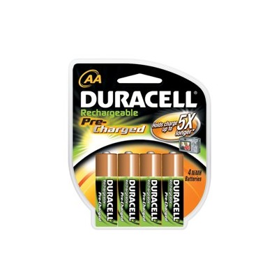 Bateria Recargable con carga HR-06 1950MAH de Duracell -  HR06REC 1950mAh