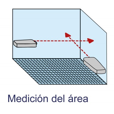 Medidor de distancia por ultrasonidos con puntero láser - TESNT6556