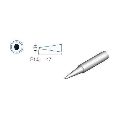 Punta biselada de repuesto para soldador HRV6152/3/4- 5SS-200-IRON bisel 1,0mm - 5SI-216N-BC