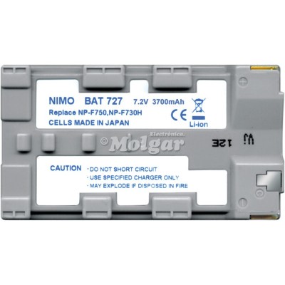 Batería de Ion-Litio para cámara SONY NPF770 de Nimo 
