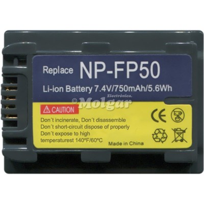 Batería de Ion-Litio para cámara SONY NPFP50 de Nimo 