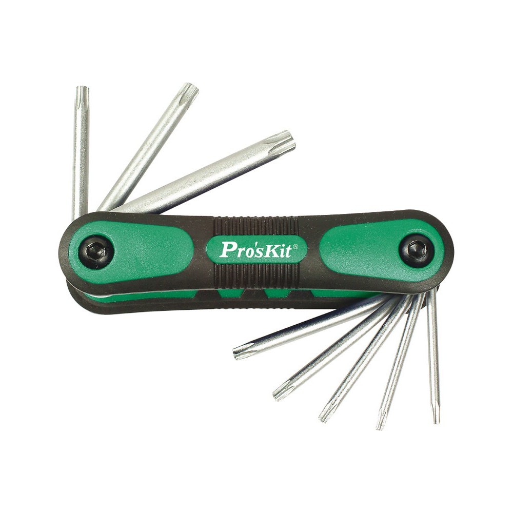 Juego de 8 destornilladores torx de Proskit - HW-121L