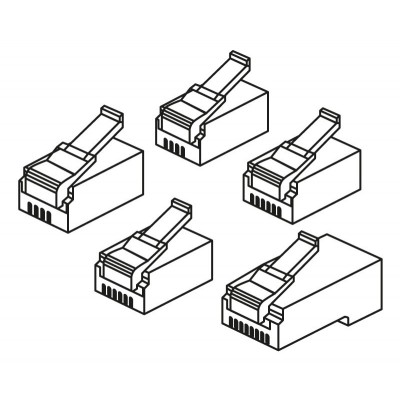 Crimpadora para conectores Modulares RJ11, RJ12, RJ22, RJ45 de Proskit - CP-376KX